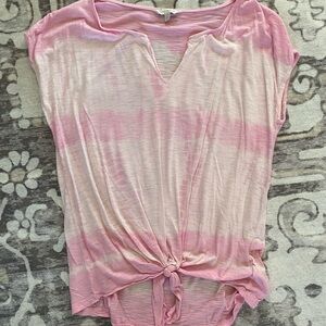 Pink Tie-Dye Women's Top